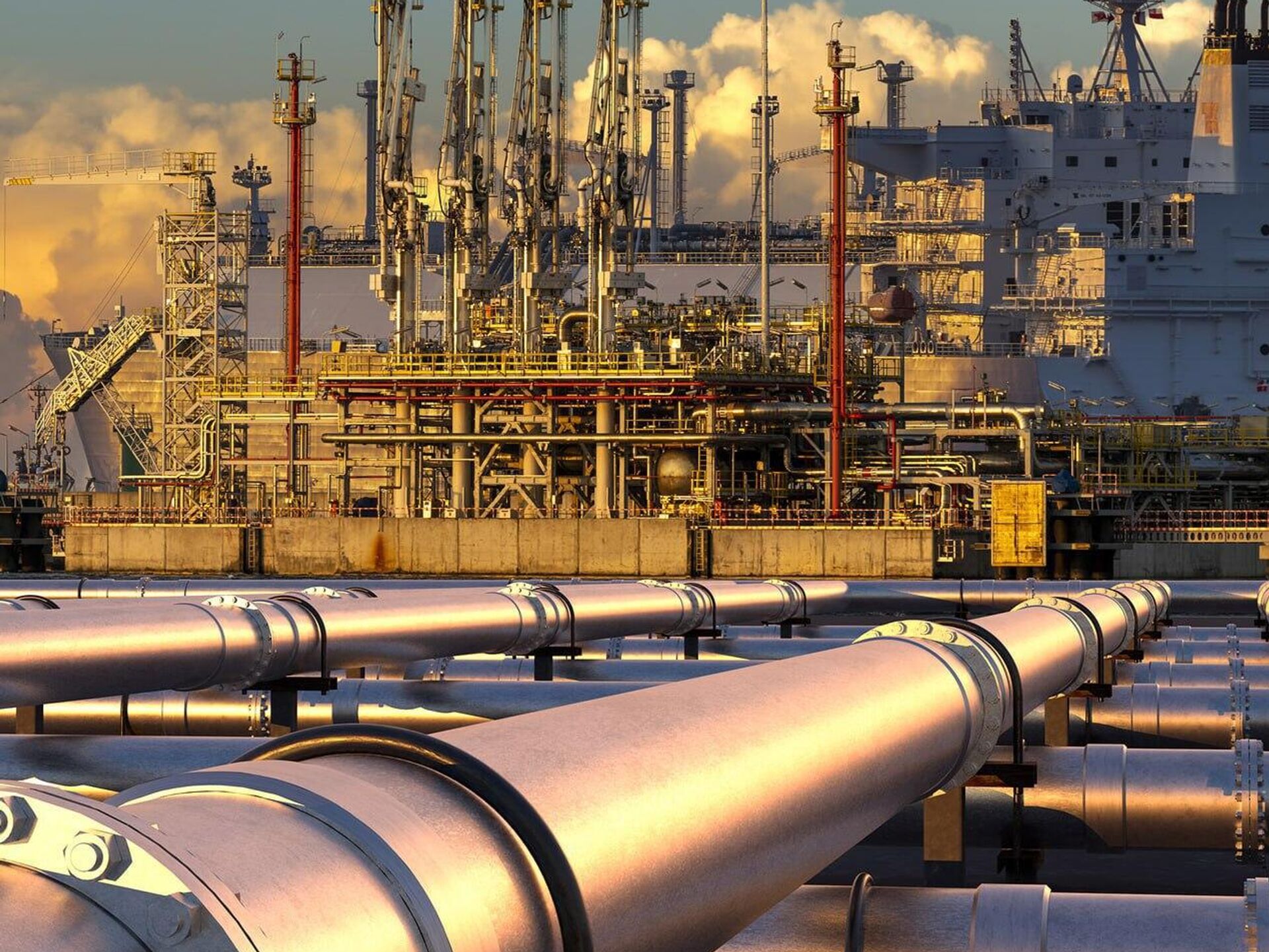 Petroleum refinery processing unit in Kazakhstan